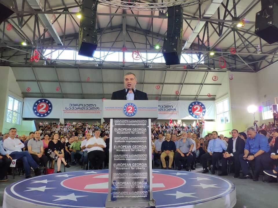 European Georgia presented Davit Bakradze as presidential candidate