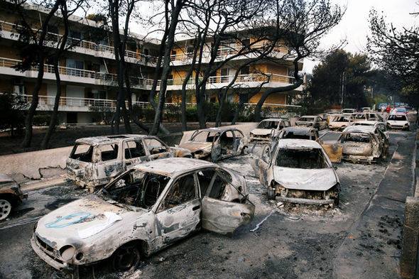 Пострадавших от пожаров в Греции освободят от уплаты налогов