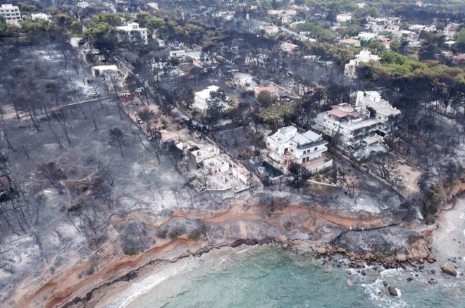 Greek Defence Minister says that illegal construction contributed wildfire