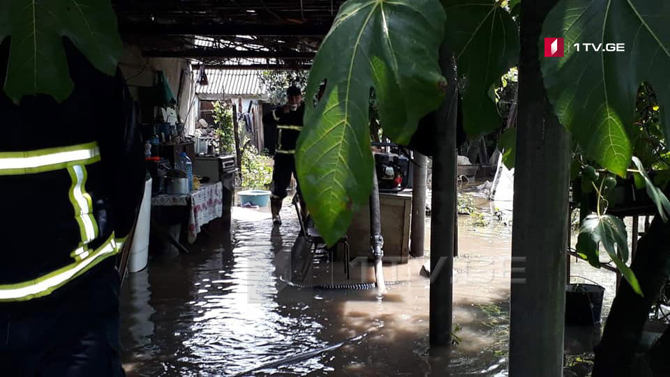 Сильные дожди нанесли ущерб селам Херетискари, Цители Гори и Чиаури муниципалитета Лагодехи (фото)