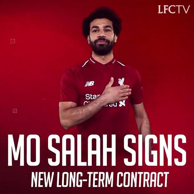 Салах заключил с "Ливерпулем" новый контракт