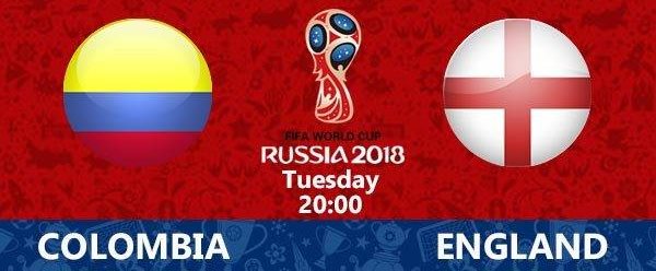 1\8 финала, Колумбия - Англия - анонс матча