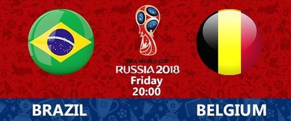 1/4 Final – Brazil vs. Belgium