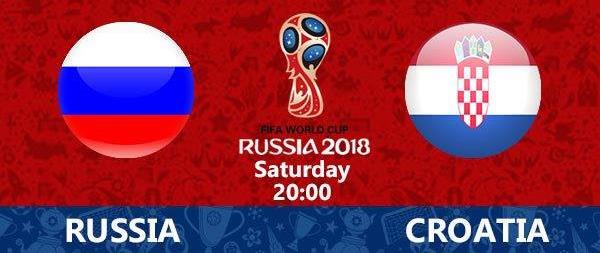1/4 Final of World Cup: Russia vs. Croatia