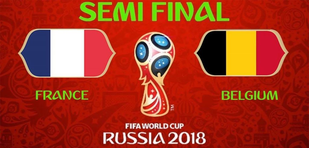 World Cup semi-final: France vs. Belgium