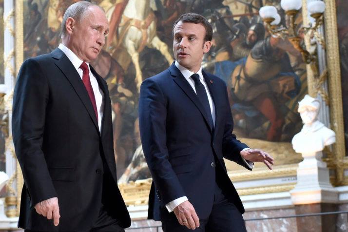 Fransa prezidenti bu gün Kremldə Vladimir Putin ilə görüşəcək