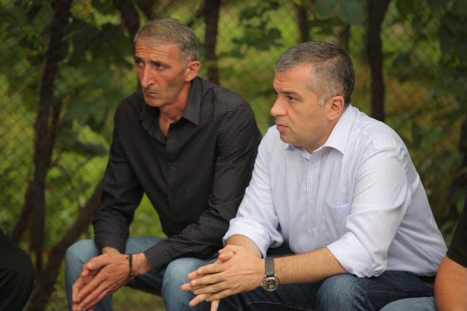 Davit Bakradze meets with war veterans in Ortasheni