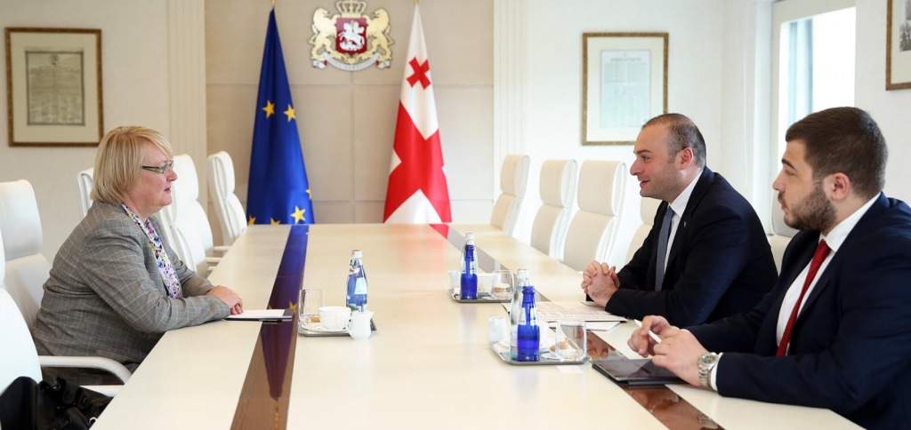 Премьер Грузии и посол Латвии обсудили визит латвийского министра иностранных дел