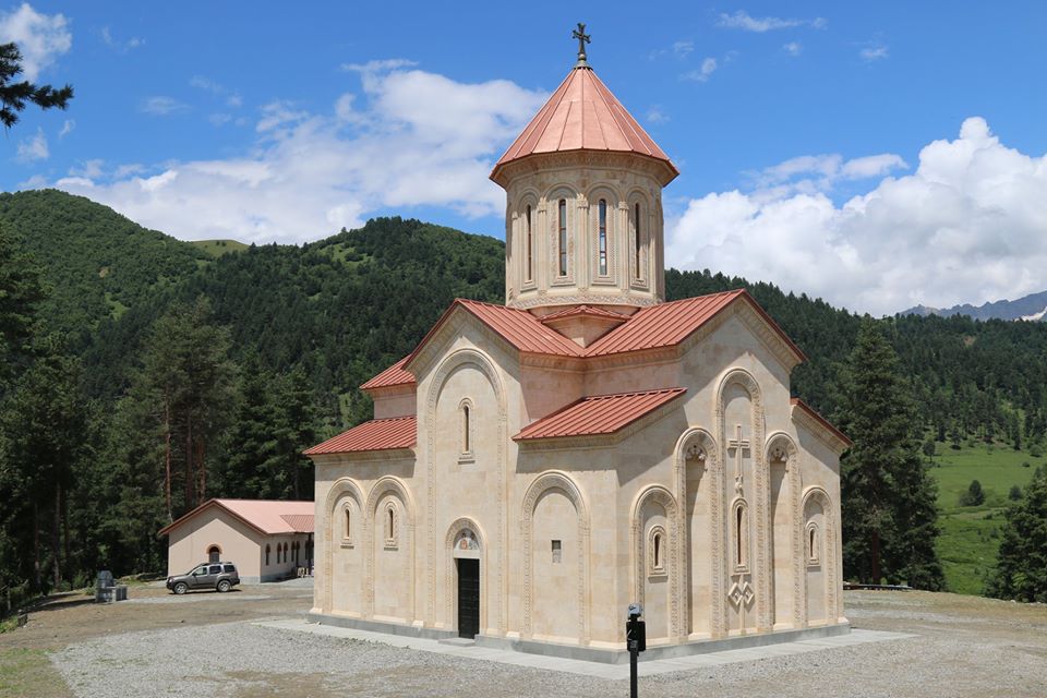Temple of Iveria Virgin Mary was blessed in Mestia