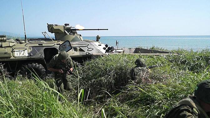 Российские военные начали масштабные учения в оккупированной Абхазии