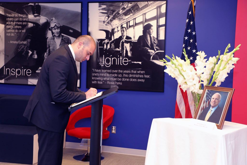 US Embassy expresses gratitude to everyone who paid tribute to Senator John McCain