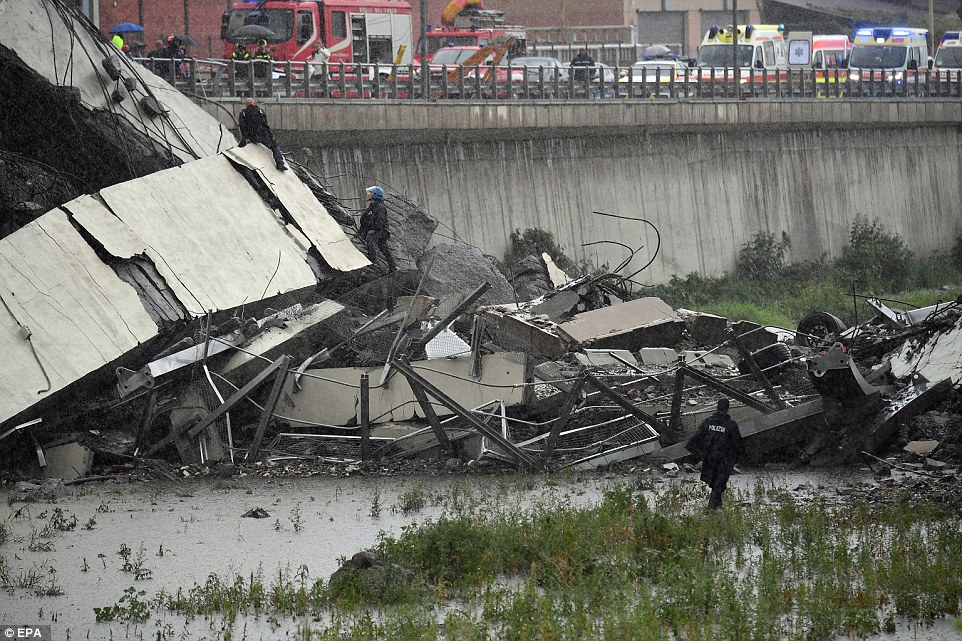 Italian bridge collapse kills at least 22