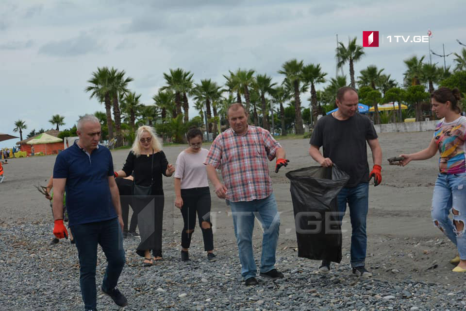 Cleaning activity held at Anaklia coastline