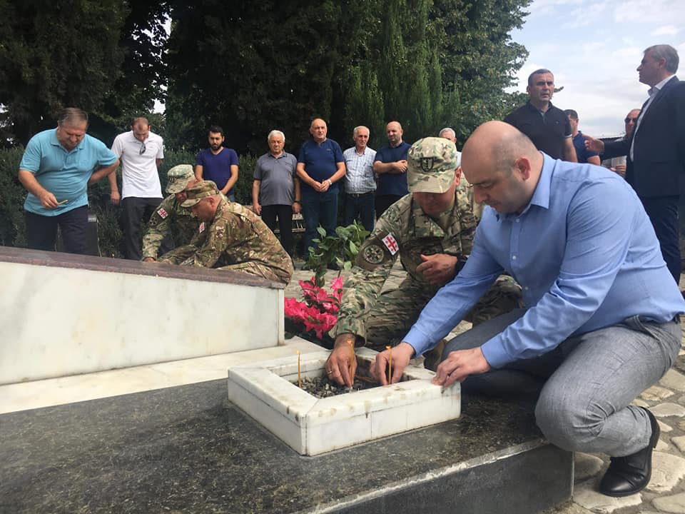 В селе Квемо Алвани почтили память национального героя Георгия Анцухелидзе