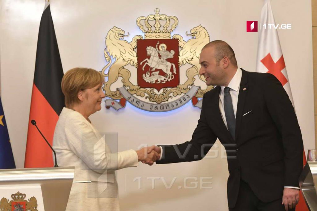 Գերմանիան աջակցում է Վրաստանին և աջակցելու է, հենց այդ նպատակով եմ այստեղ. Անգելա Մերկել