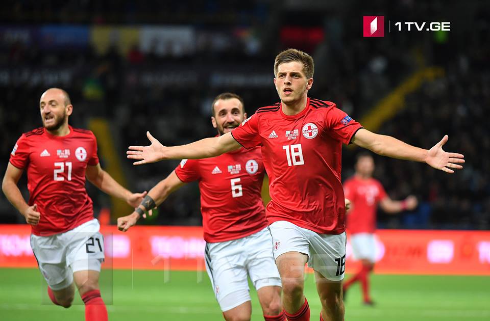 Chakvetadze scores first goal in UEFA Nations League
