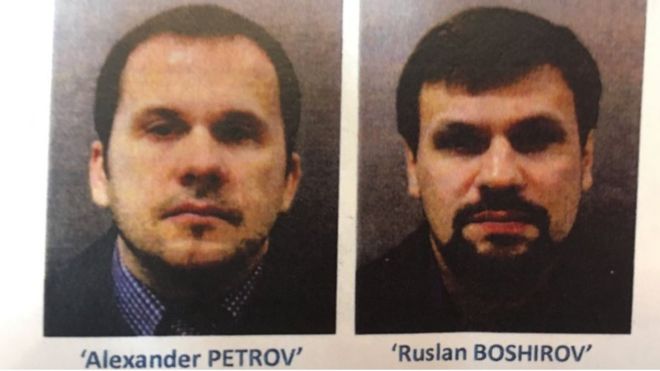 Полиция Великобритании назвала двух подозревемых в отравлении Сергея и Юлии Скрипалей