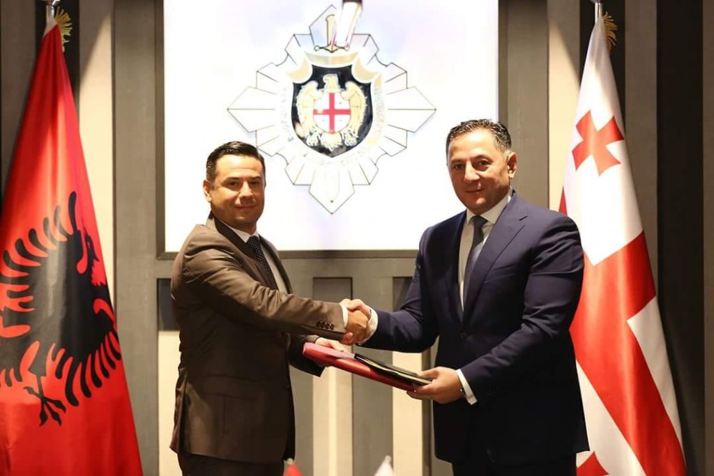 Грузия и Албания подписали соглашение об обмене секретной информацией и двухсторонней защите