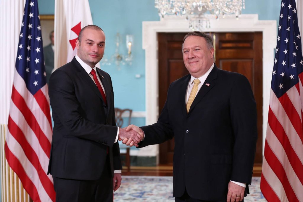 Мамука Бахтадзе и Майк Помпео обсудили перспективу углубления торгово-экономических связей США-Грузии