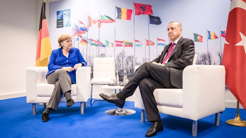 Ангела Меркель не будет присутствовать на приеме в честь президента Турции в Германии