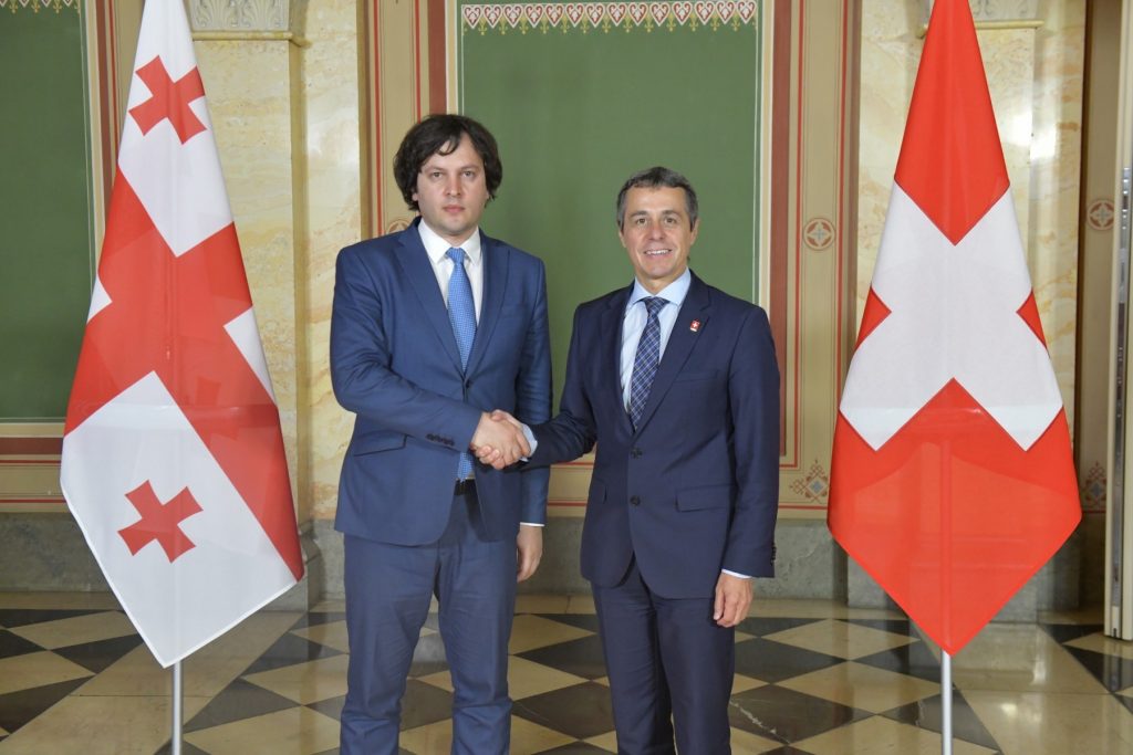 Իրակլի Կոբախիձեն հանդիպել է Շվեյցարիայի Համադաշնության արտաքին գործերի դաշնային դեպարտամենտի տնօրենին