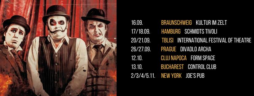 The Tiger Lillies to hold a concert in Tbilisi on September 21