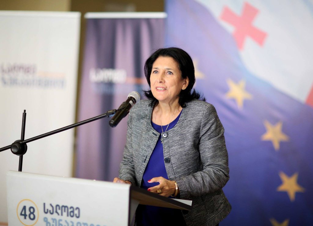 Саломе Зурабишвили - У некоторых есть надежда, что эти выборы приведут к нестабильной ситуации и для этого готовятся за границей