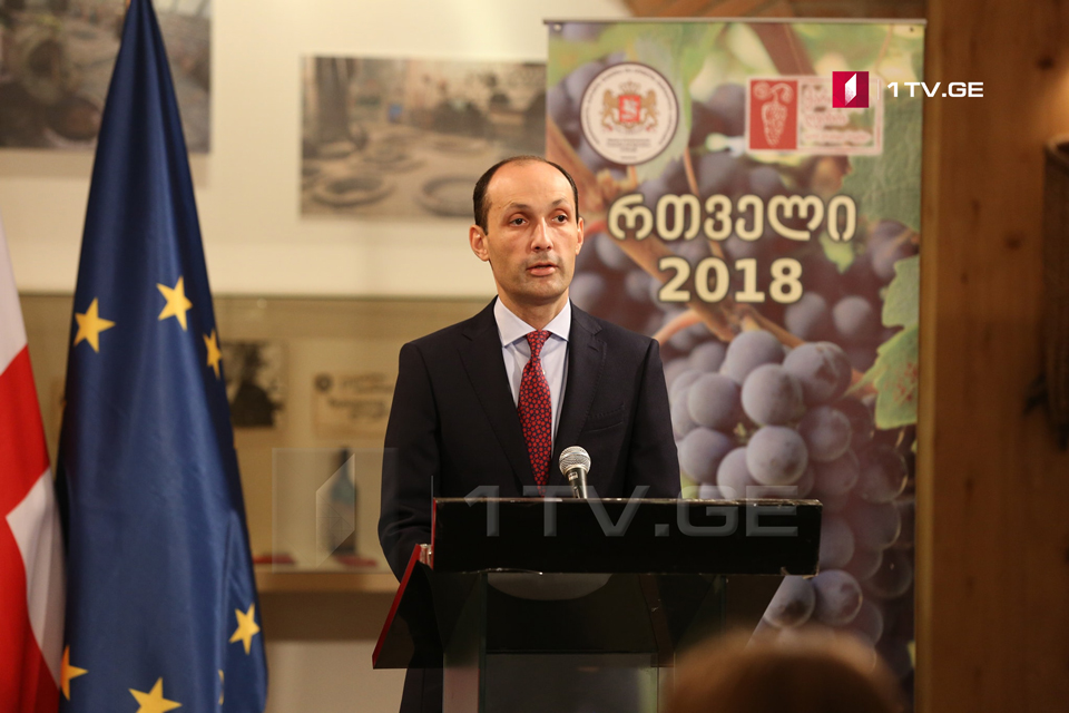 Леван Давиташвили – В этом году было обработано рекордное количество винограда, доход виноградарей превысил 300 млн лари