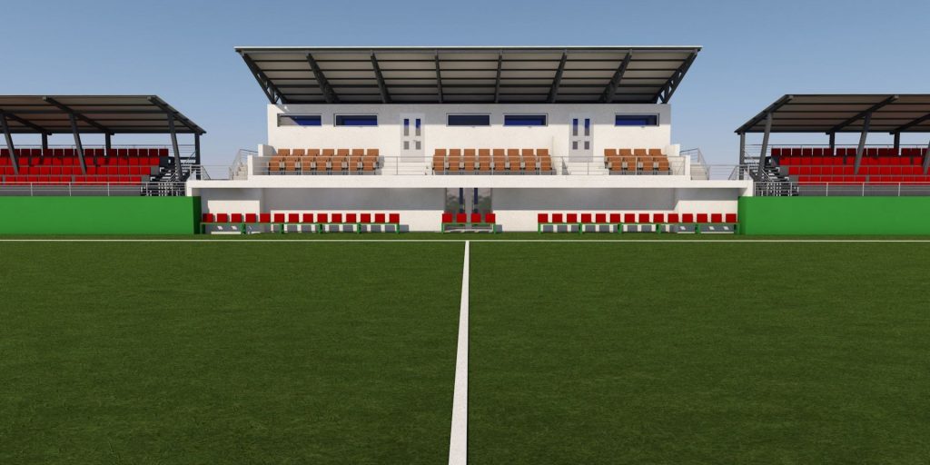 Футбольный стадион построят в Каспи