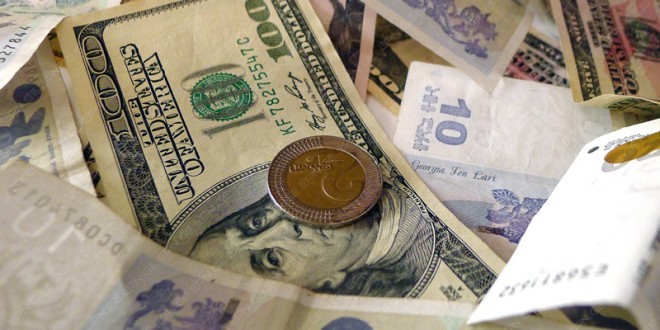 В проекте бюджета на 2019 год обменный курс доллара составляет 2.63 лари
