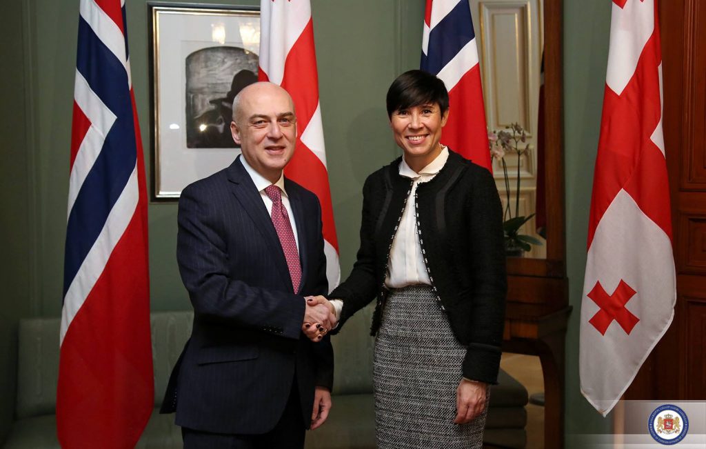 Министр иностранных дел Норвегии - Открытие посольства Норвегии в Грузии является хорошим сигналом для бизнеса