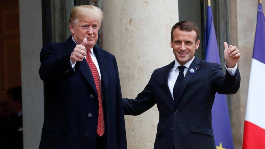 Дональд Трамп критикует идею президента Франции о создании европейской армии