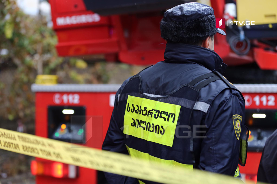 Passenger bus set ablaze at Tbilisi-Senaki-Leselidze highway