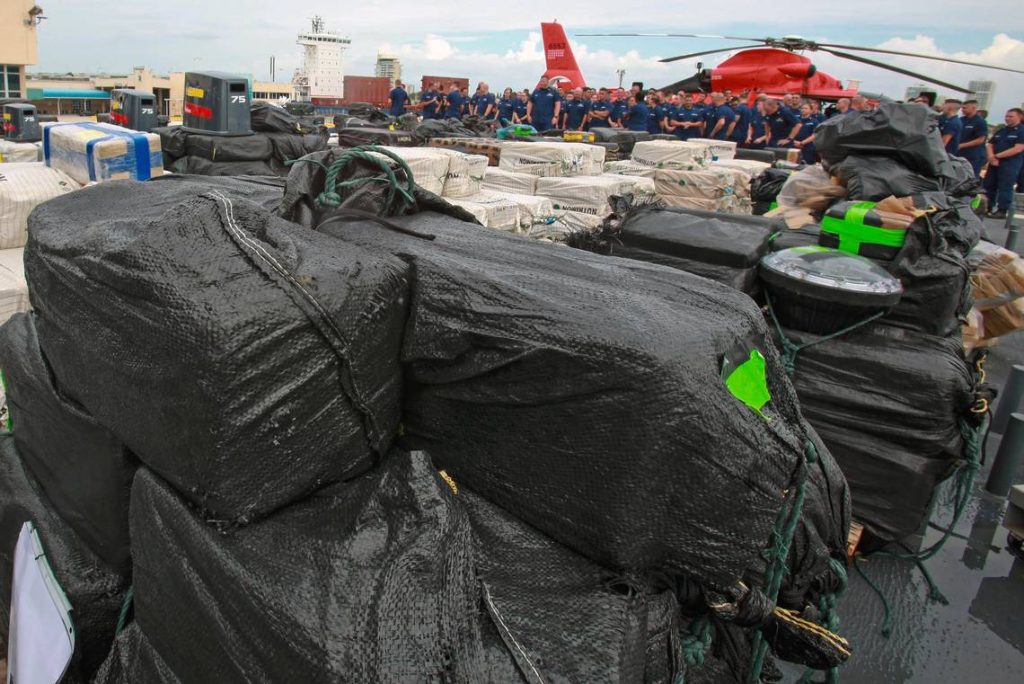 US Coast Guard seizes US$500 million worth of cocaine