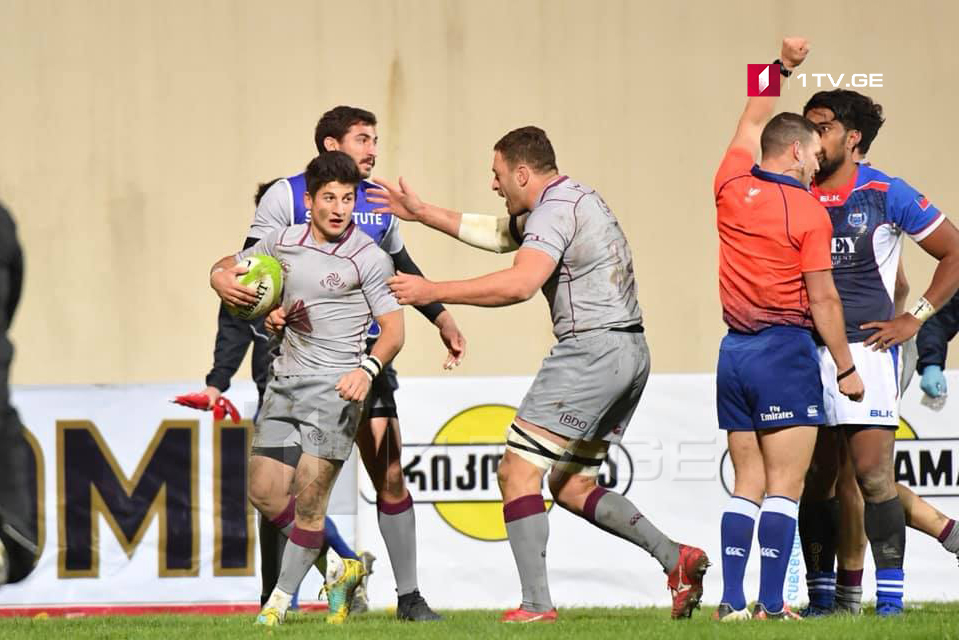 Georgian Rugby team defeated Samoa with score 27-19 