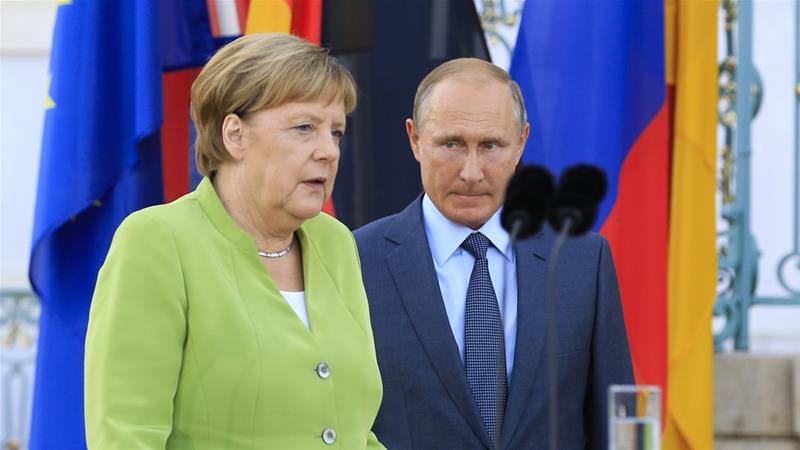 Президент России и канцлер Германии обсудили по телефону ситуацию в Керченском проливе