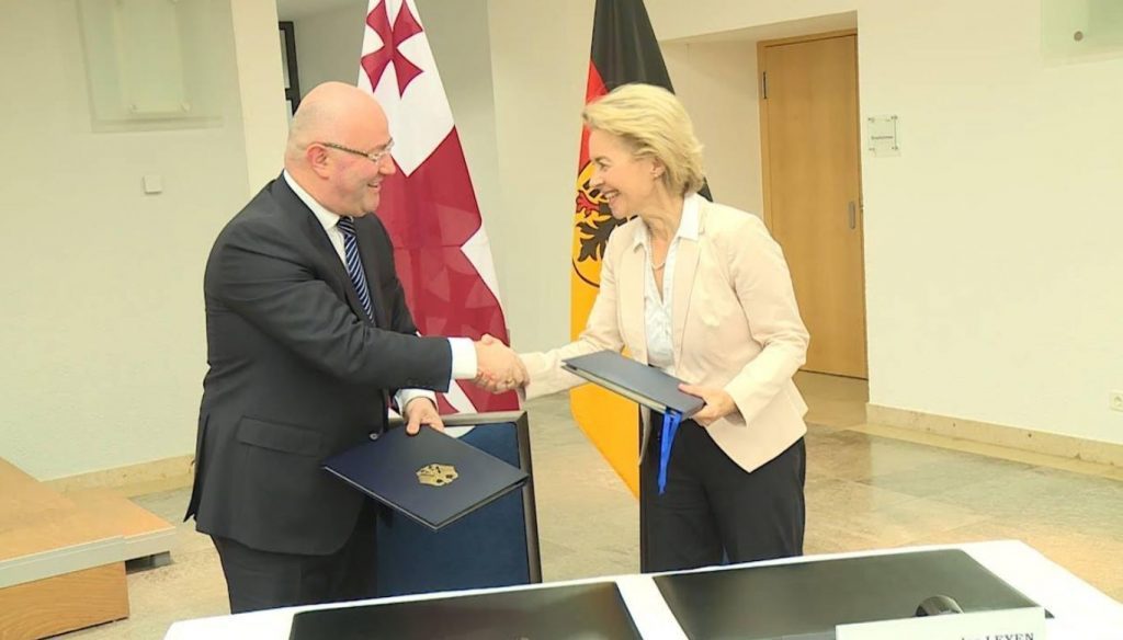 Между Грузией и Германией оформлено соглашение о сотрудничестве в военной сфере