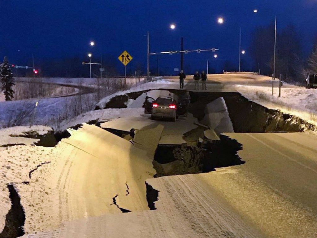 На Аляске произошло землетрясение магнитудой 7,2