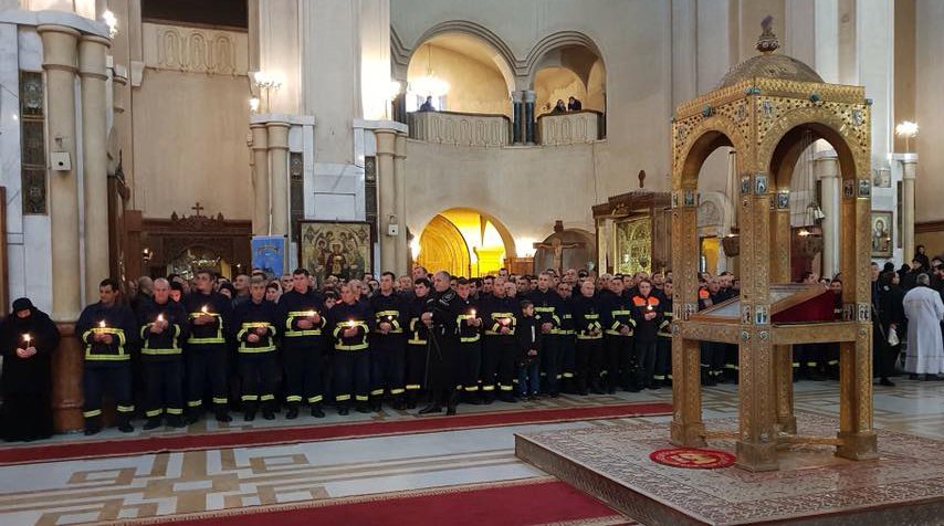 Ilia II: Firefighters and rescuers frequently receive injuries and sacrifice their lives when performing their duties, I want to ask the Lord to help you