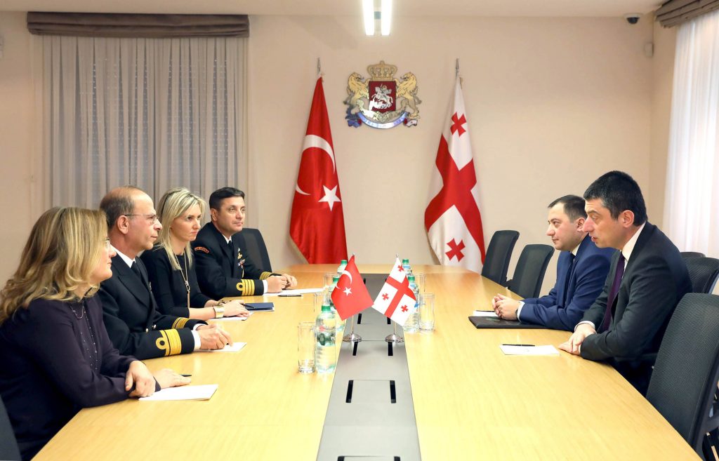 Георгий Гахария встретился с командующим турецкой береговой охраны