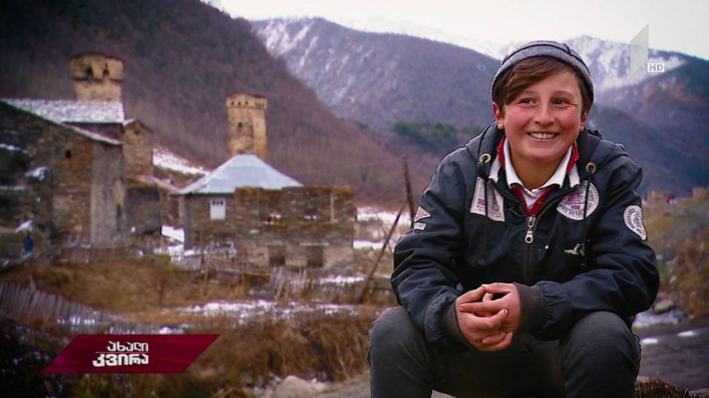 Мамука Бахтадзе присвоил герою сюжета «Новой недели», 13-летнему Георгию Кочкиани звание «Дитя горы»