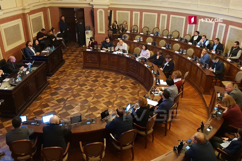 European Georgia Faction leaves Sakrebulo sitting in protest