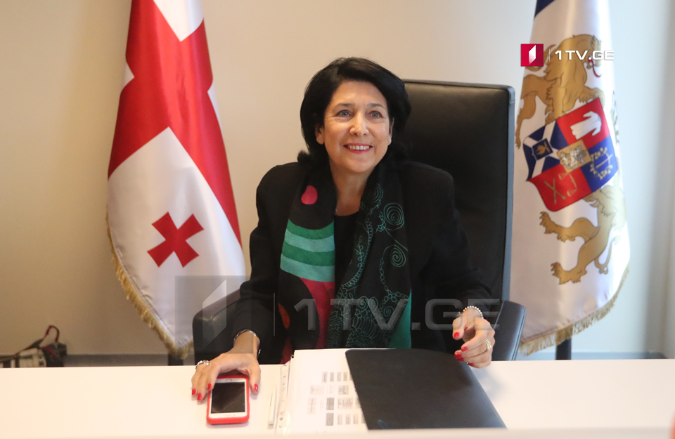 MP mandate suspended to Salome Zurabishvili