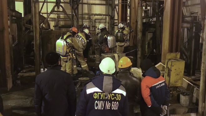 В российской шахте погибли девять рабочих
