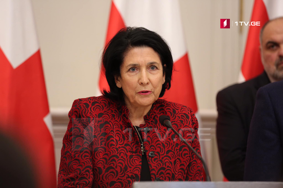 ​President Salome Zurabichvili pardons three inmates on New Year