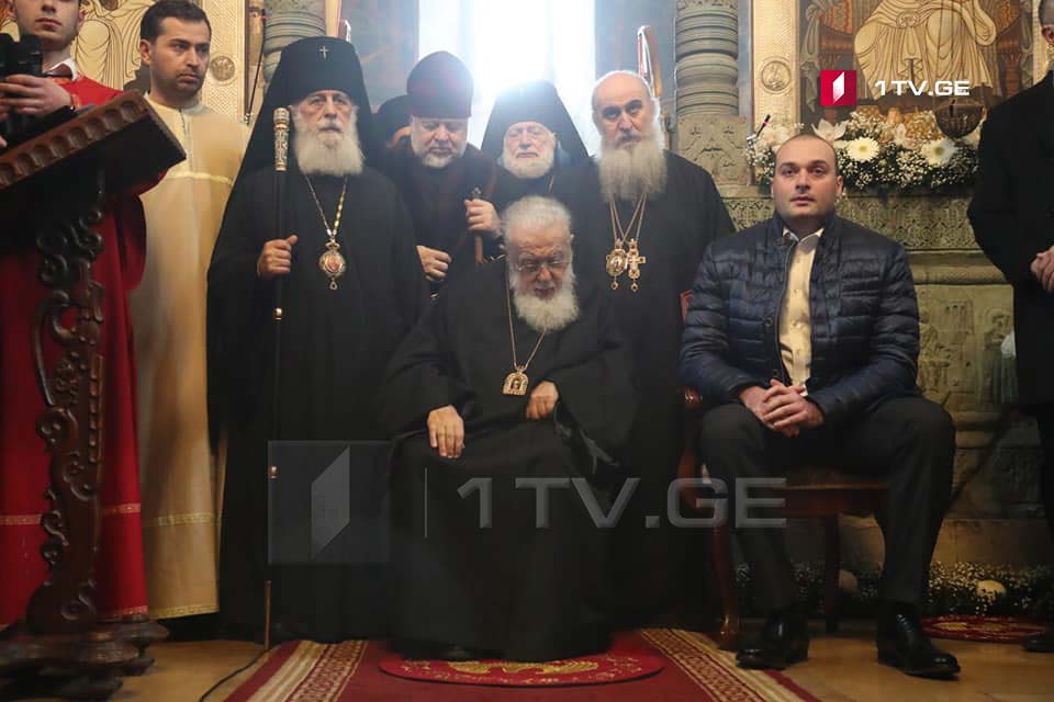 Мамука Бахтадзе – Хочу с большим уважением поблагодарить Патриарха за тот вклад, который он вносит в дело формирования государства Грузии