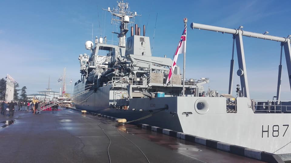Hydrographic ship of British Royal Marine Forces enters Batumi port