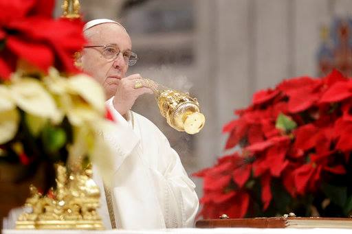 Папа Римский поздравил часть христианского мира с наступающим Рождеством