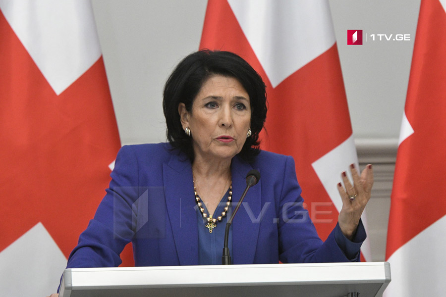 Salome Zurabishvili: President cannot express her position on any judge