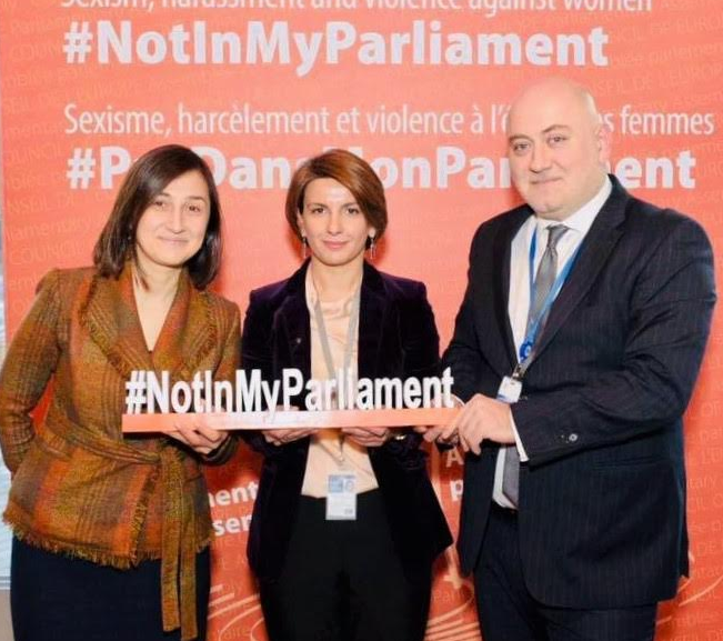 Парламентская делегация Грузии присоединилась к инициативе Парламентской ассамблеи Совета Европы - #NotInMyParliament
